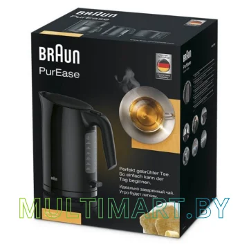 Электрочайник Braun PurEase WK 3100 (черный) картинка 2